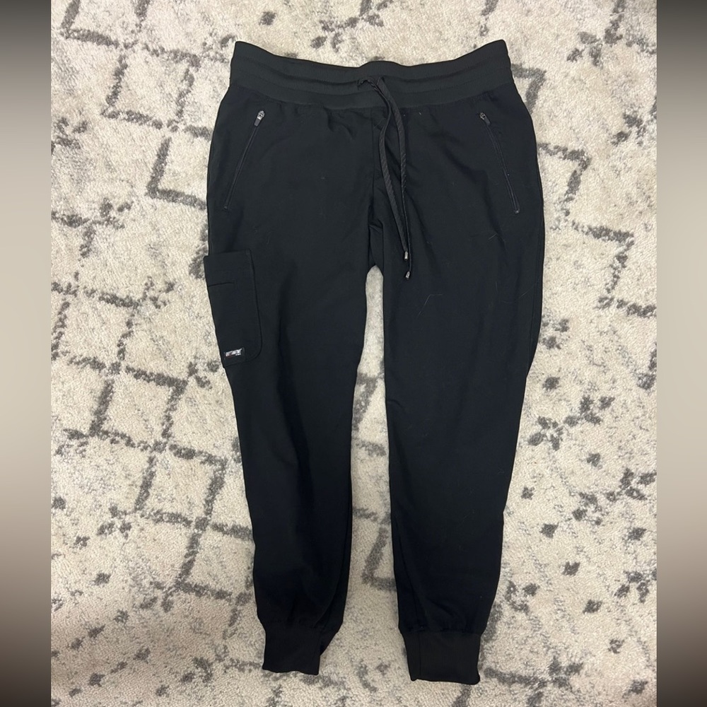 Grey’s Anatomy womens black scrub pants MP